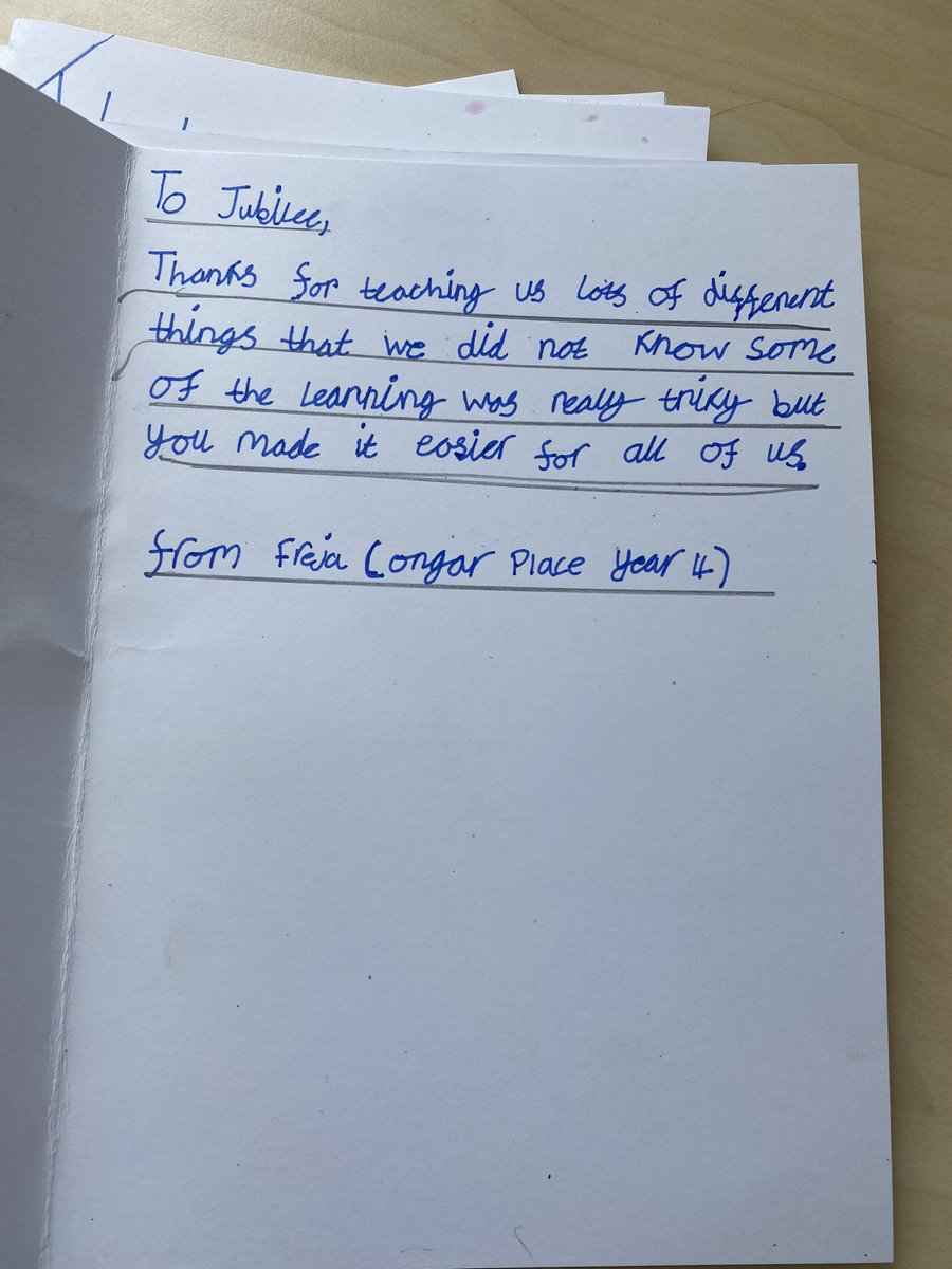JHSRevolution20's tweet photo. Today, we have received lots of beautifully drawn cards in the post from Ongar Place Primary School, we loved the puns and your kind messages which thanked us for the delivery of online lessons! @jubileehigh https://t.co/ilFwkHzXiq