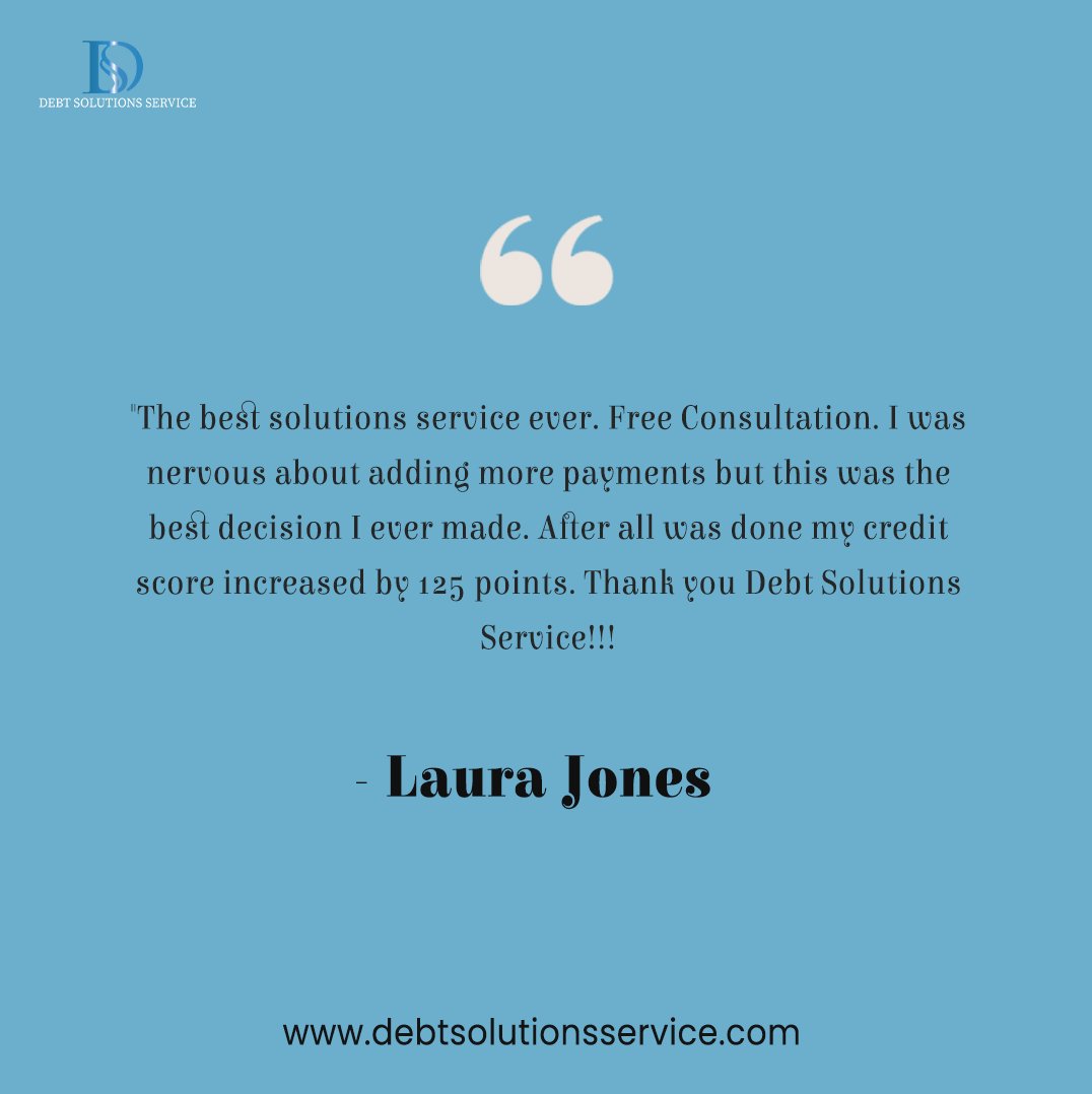 Have a look at what one of our customers has to say about our solution services. At DSS, we aim to help you get rid of your worries and get onto the path of financial freedom.
.
Dive into the link in bio for more info!
.
#Debtsolutionsservice  #debtrestructuring #Financialfreedom
