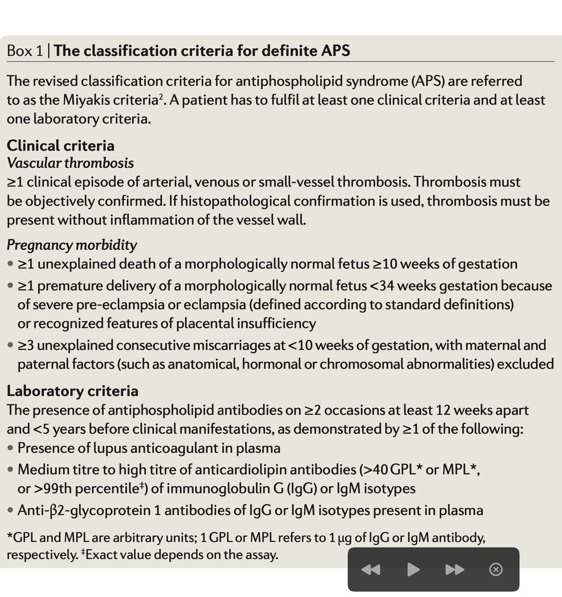 drkeithsiau's tweet photo. Antiphospholipid syndrome: clinical features and diagnostic criteria #MedEd

https://t.co/8tsHNIUY3S https://t.co/SxZ5OF0Zqt