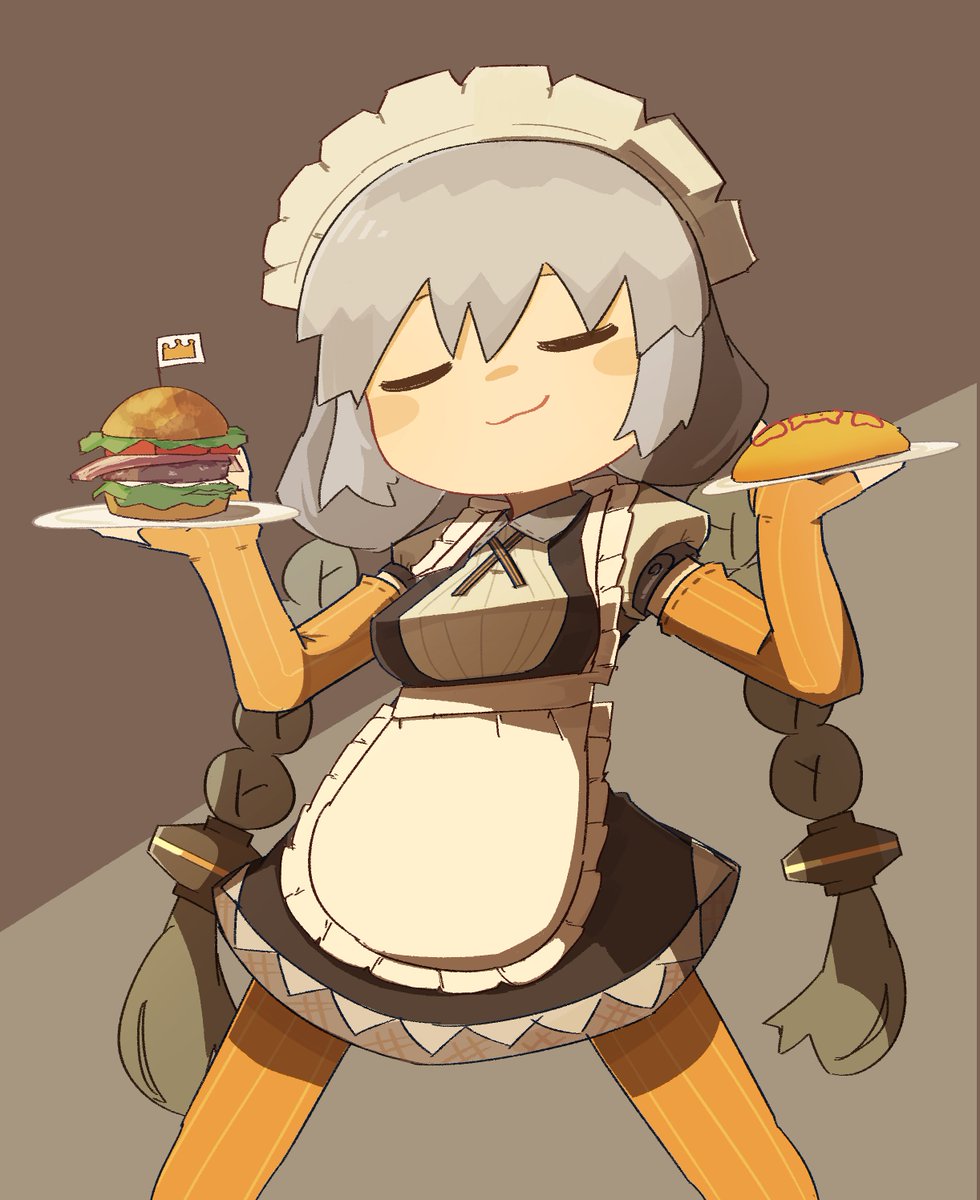 紲星あかり 「ハンバーガーオムライスあかりちゃん🧑‍🍳 」|このほしのイラスト