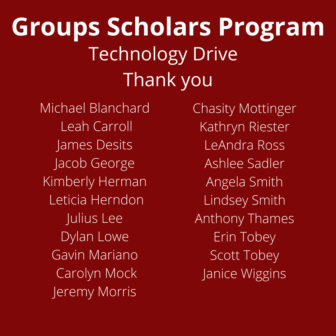 Thanks to Alumni leaders , friends and all who supported the Technology drive .