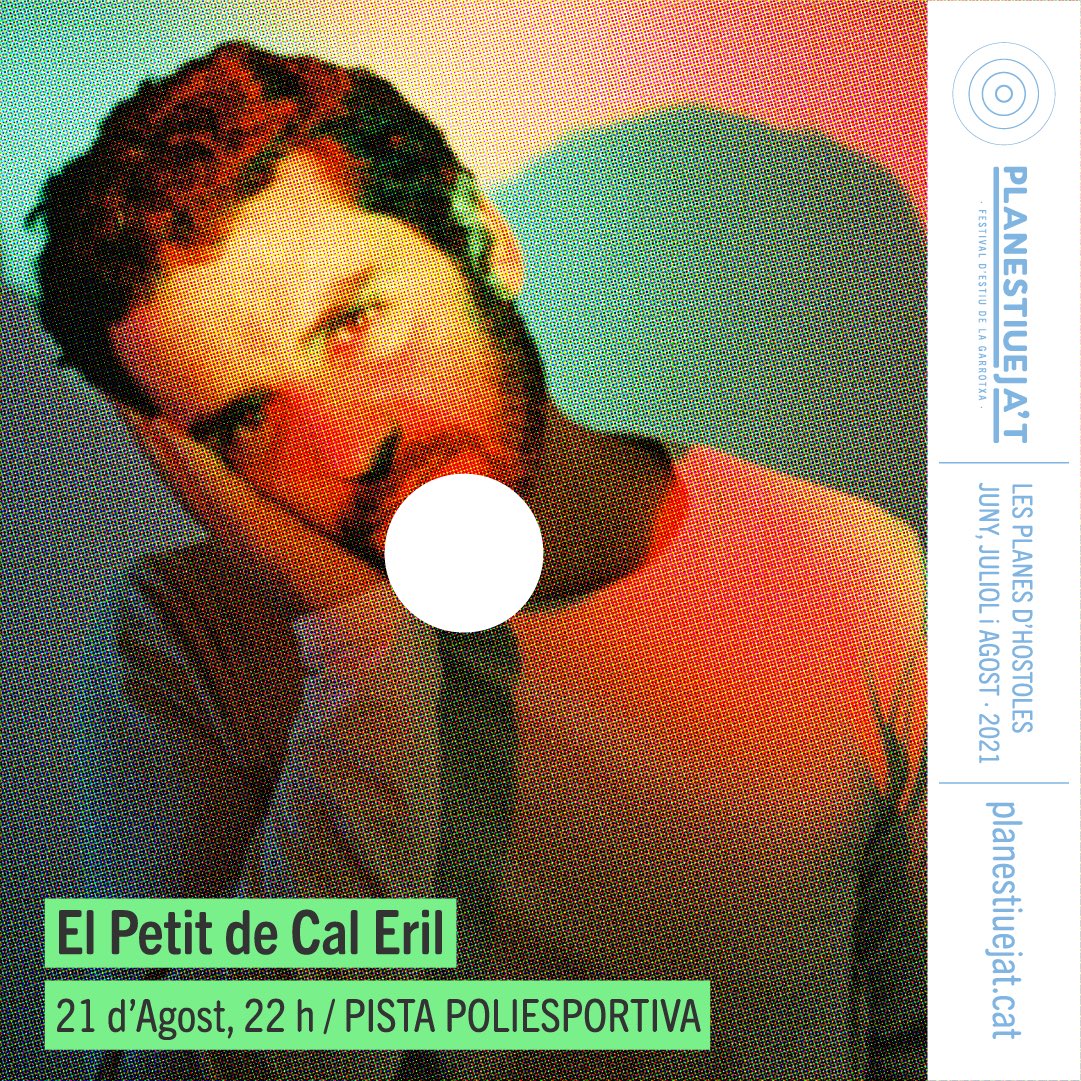 Planestiuejat's tweet photo. 📀Sabies que El Petit de Cal Eril és a punt de publicar nou disc? Després del seu darrer treball el 2019, ara el de la Segarra publicarà un nou treball...
🎶I a les Planes en gaudirem un bon tastet🎶
🎫Encara no tens la teva entrada?
🗓21 agost
🕒22.00
📍Pista poliesportiva https://t.co/kbaKy5a3pc