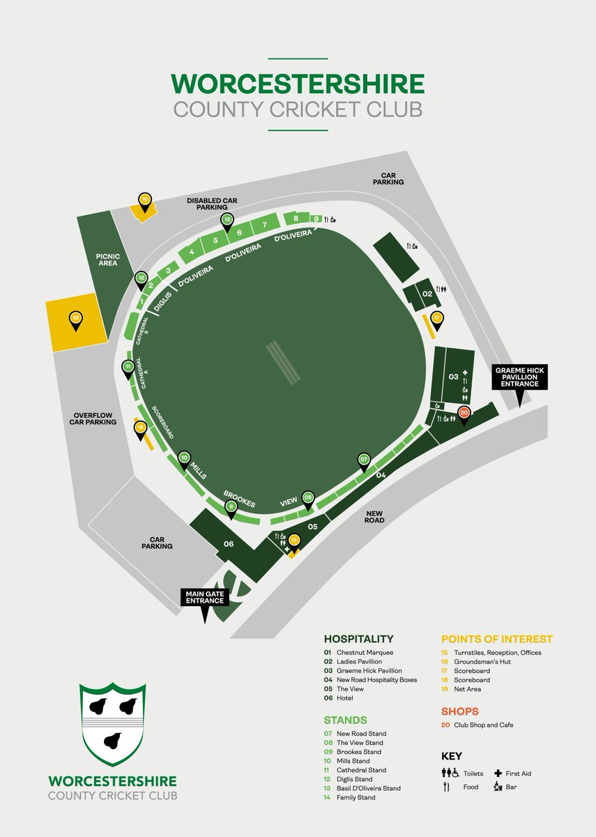 Central Sparks (@centralsparks) on Twitter photo ๐ช Planning on coming to our game this Saturday <a href="/WorcsCCC/">Worcestershire CCC</a> but can't decide where to sit?
๐บ๏ธ Have a look at the map to pick your stand!
๐๏ธ Tickets available here: ow.ly/diFo50F4zlu ๐ช Planning on coming to our game this Saturday <a href="/WorcsCCC/">Worcestershire CCC</a> but can't decide where to sit?
๐บ๏ธ Have a look at the map to pick your stand!
๐๏ธ Tickets available here: ow.ly/diFo50F4zlu