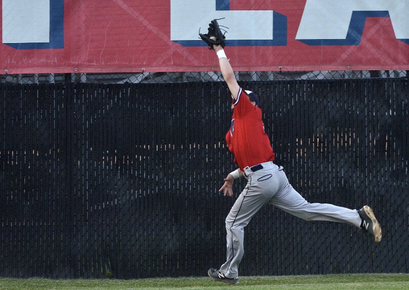 Our next Senior spotlight is Seth Tetidrick. Seth has been a varsity player since his sophomore yr. Seth was a huge part in the sectional championship. Incredible catch and fired a strike home to throw out a runner.