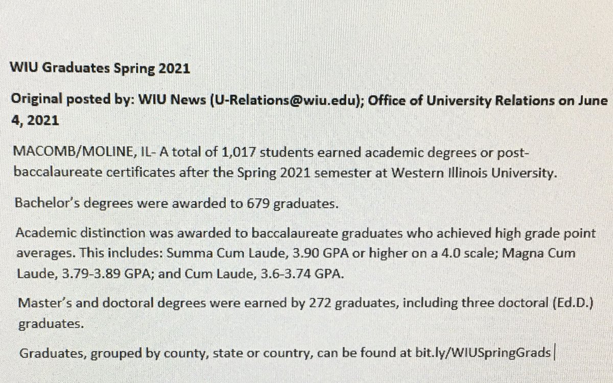 WIU - School of Engineering - Western Illinois tweet media