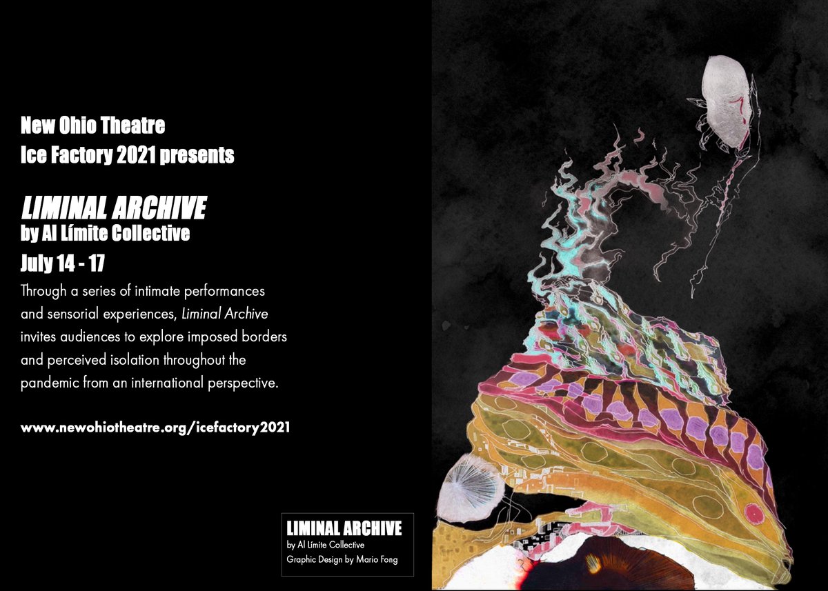NewOhioTheatre's tweet photo. #IceFactory21 //Jul 14-17//Tix https://t.co/LmnlVztyB2 A series of intimate performances & sensorial experiences Liminal Archive invites audiences to explore imposed borders & perceived isolation throughout the pandemic from an international perspective. #theatre #immersive https://t.co/wjwZP5BLnU