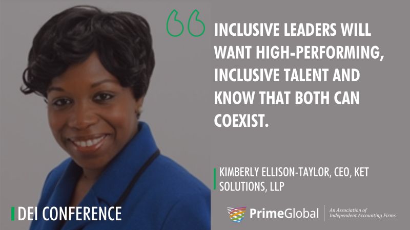 PrimeGlobalAcct's tweet image. @kellisontaylor continues to provide delegates at the PrimeGlobal DEI Conference with crucial insights on #inclusiveleadership and whether it really does work #PGDEI