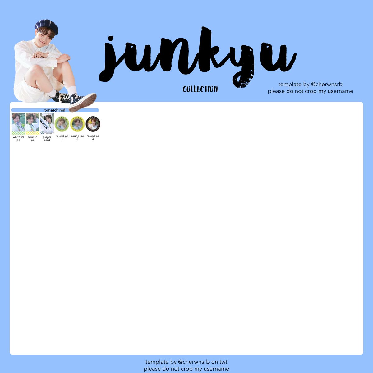 cherwnsrb's tweet photo. 트레저 김준규 포카 포토카드 리스트
TREASURE KIM JUNKYU PHOTOCARD COLLECTION LIST / TEMPLATE

[ update ]
t-match md

🖇️ hd in bio
🍒 do not crop my name
🍒 dm if you have more info!

@treasuremembers 
#트레저 #준규 #TREASURE #JUNKYU  #ジュンギュ https://t.co/m1JzUwcaV3