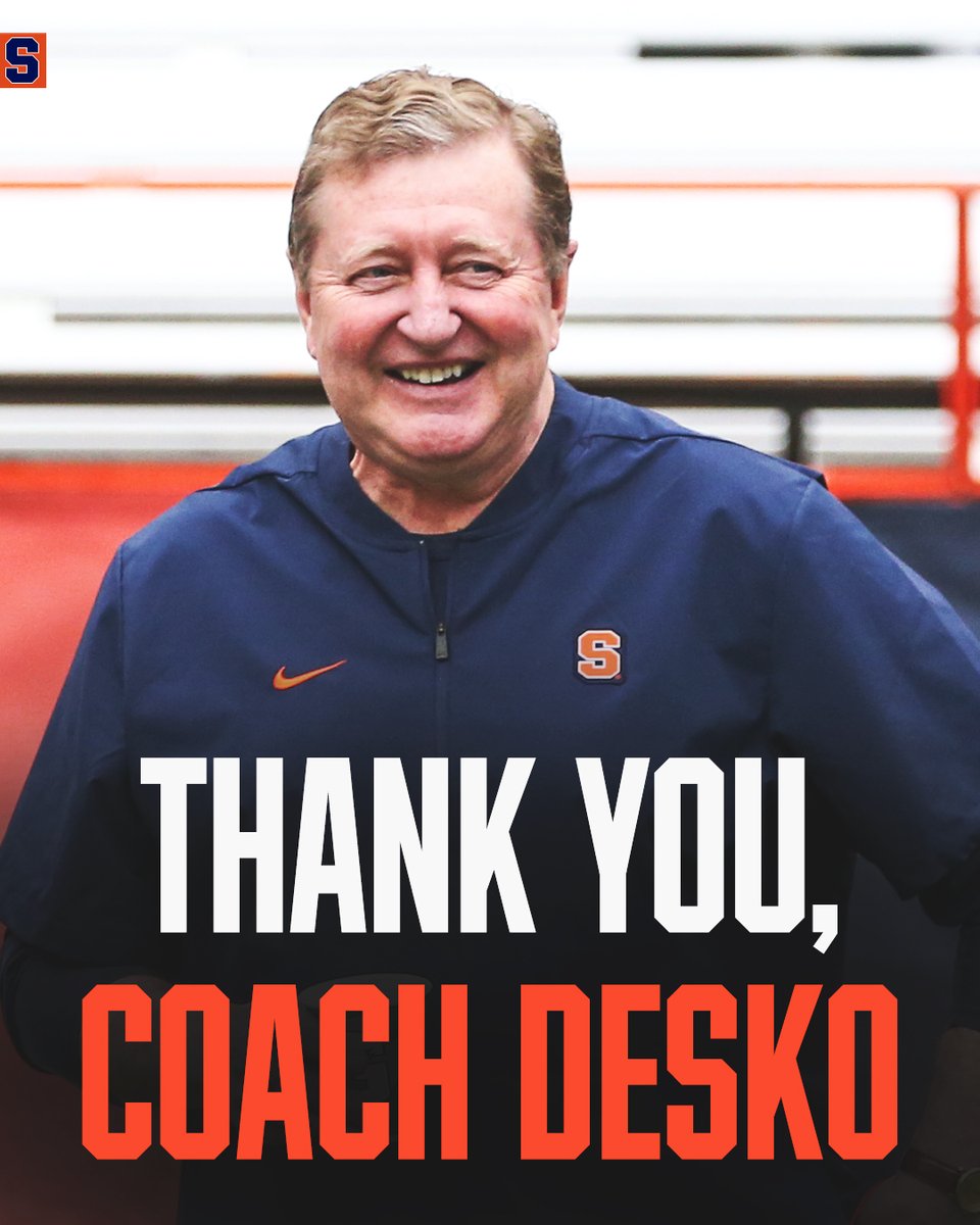 11 NCAA titles, including 5 as head coach. More victories at Syracuse than all-but 18 NCAA DI programs have in total. Countless lives impacted. Legendary head coach John Desko has announced his retirement. #ThankYouDesko cuse.com/news/2021/6/7/…