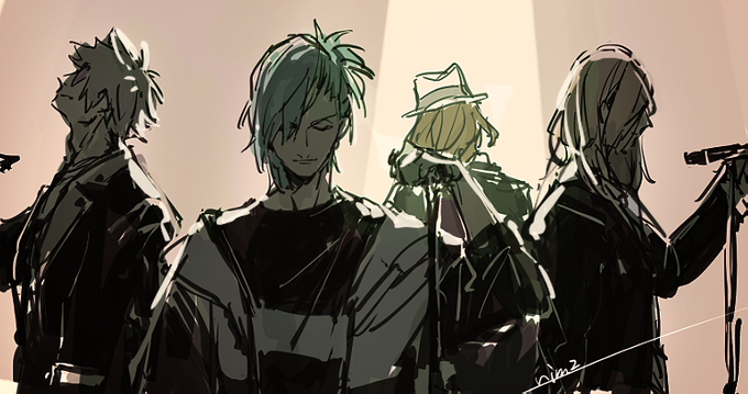 背中合わせのtwitterイラスト検索結果