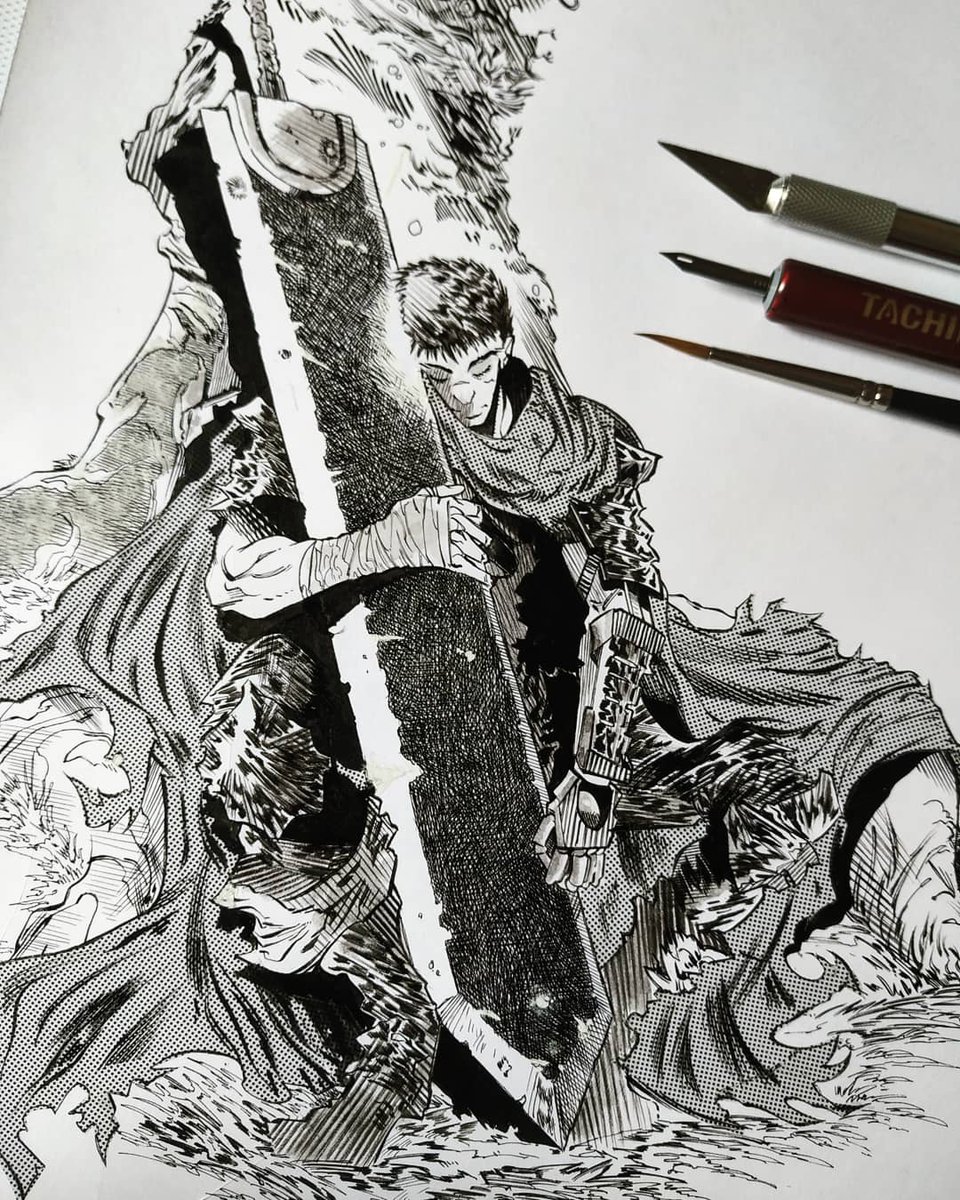 renatoramos_ink's tweet image. Rest in peace Miura, thanks for all you've taught me
#guts #berserk
