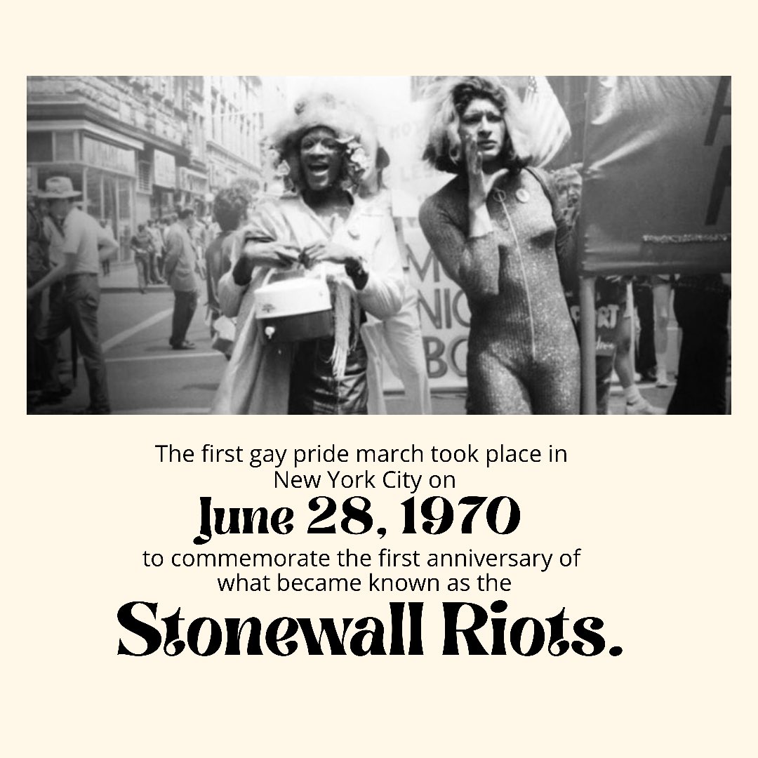 OCUDiversity's tweet photo. Happy #Pride OKCU! Here is a quick history of #2SLGBTQIA+ Pride and the #StonewallRiots. https://t.co/f0uPhle1pX