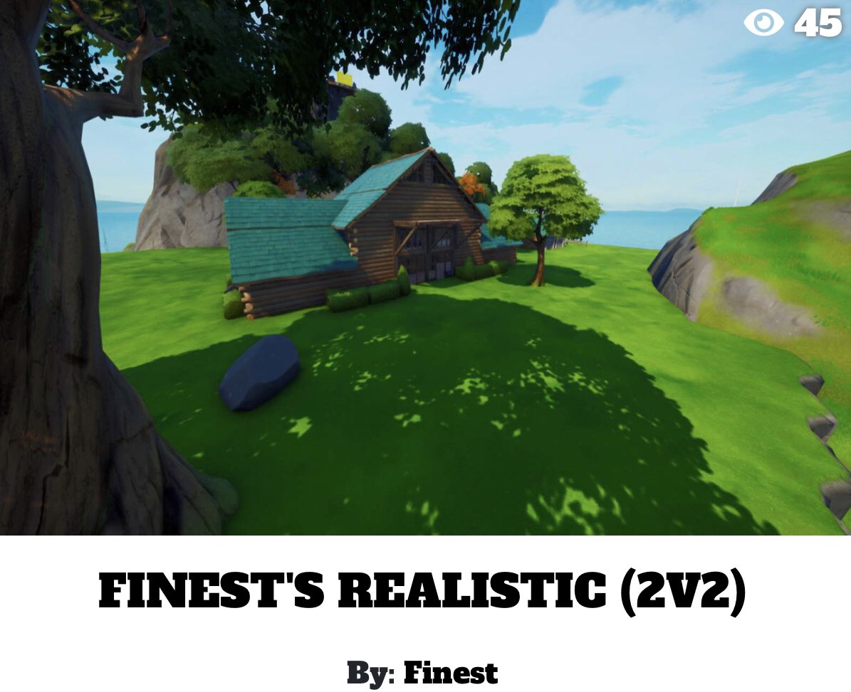 Creativenite_'s tweet photo. Feature Day 57.
Looking for Realistic FIGHTS?
FINEST‘S REALISTIC (2V2)
By @finestcreative
Mapcode: https://t.co/ZlSWkKwbJP
Find more Creative Map codes on https://t.co/A5O5Hqaxhf
#fortnite #FortniteCreative #fortnitemaps #FortniteSeason7 #mapat #mabat #fortnitebr #fortniteupdate https://t.co/9saf10in5O