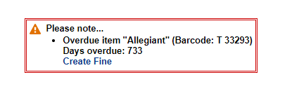 GrahamLibrarian's tweet image. Well I think this wins for latest returned book of my career. #librarytwitter #overduebook