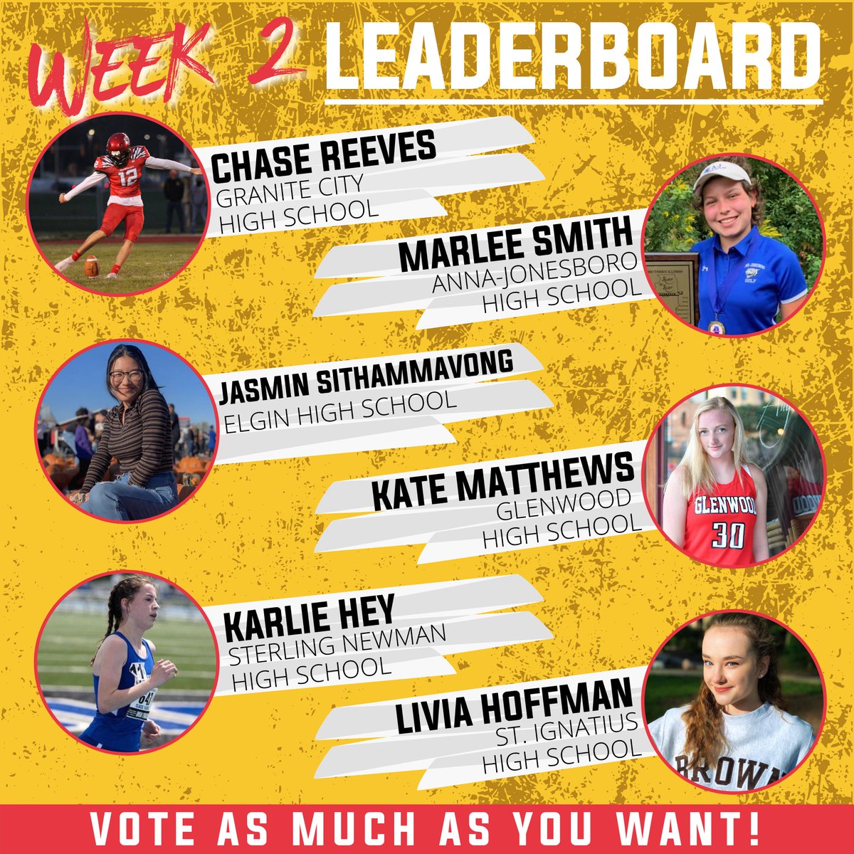 USMCSLA_FS's tweet photo. Hey Illinois Area! The 𝗪𝗲𝗲𝗸 𝟮 𝗟𝗘𝗔𝗗𝗘𝗥𝗕𝗔𝗢𝗥𝗗 is in!  
There is  ONE WEEK left to vote! Invite your friends and family to vote as many times as they can. Show your support for them at the voting link below!

➡ https://t.co/fzzzjcSx4X https://t.co/cgq0AGE9Wl