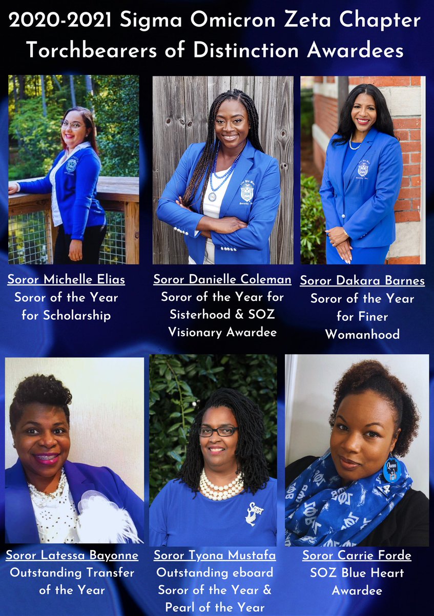 Gwinnett_Zetas's tweet photo. The Membership of SOZ Chapter congratulates our Inaugural Torchbearers of Distinction Awardees! We appreciate all of the excellence exhibited by these Sorors during the 20-21 Sorority Year! #sensationalSOZ #gwinnettzetas #executeinexcellence #torchbearersofdistinction https://t.co/sx8p33jvOR
