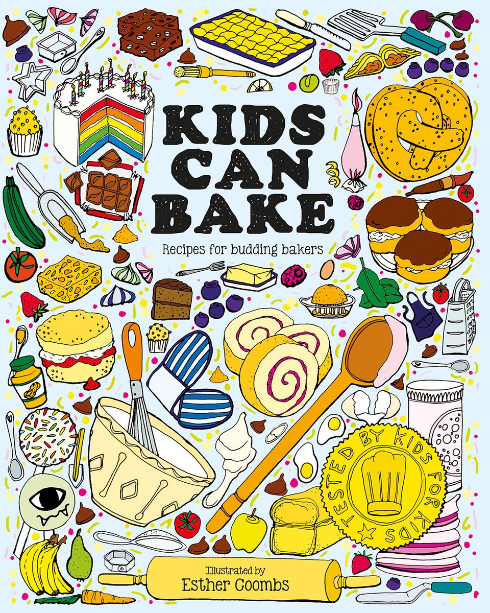 GMCbooks's tweet photo. Kids Can Bake by @esthercoombs, publishing this July, has already been #shortlisted in the @JuniorAwards21! Fantastic news! We'll be keeping our fingers crossed for this summer 🤞 #KidsCanBake #kidscookbook🥧🎂🍰🍩🧑🍳👩🍳 #JuniorDesignAwards @JuniorMagazine #ButtonBooks https://t.co/wzFqokhi96