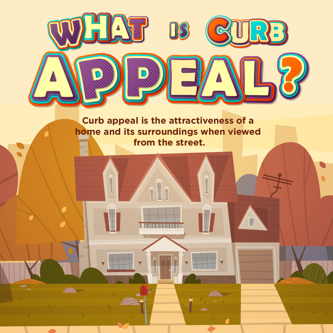 The curb appeal of a home refers to the value of its exterior. If a home has curb appeal, that means it is attractive to the eye and inspires confidence. Great curb appeal helps sell a home faster and for more money because of its positive effect on buyers. #realtor #curbappeal