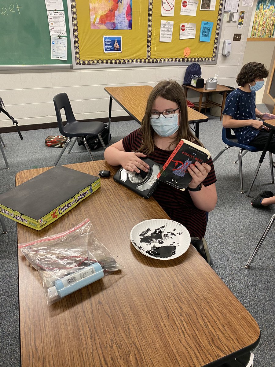 BVMartinELA's tweet photo. So much creativity at the end of the year! I love how these dystopian projects came together last week! I am so proud of these almost freshman! @hssdbv https://t.co/lXB4O1aVwk