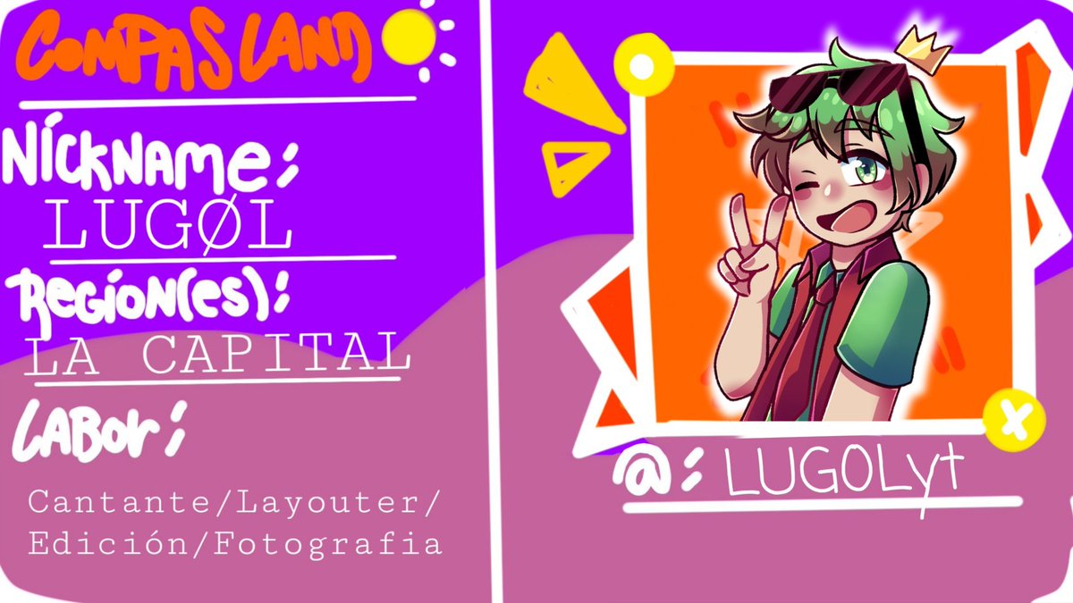 LUG0Lyt's tweet photo. Aqui actualizando mi ficha por que si jeje UwU
(Resubido por que olvide poner mi arroba xD)
#CoMPaSLand
#CompasLandCenter https://t.co/Ospke6mQ83