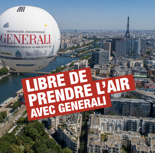 Libre de prendre de la hauteur avec @BallonGenerali . D’en haut observez la qualité de l’air de Paris 🎈et gagnez 2 billets pour monter à bord du Ballon Generali dans Paris, en lançant la roulette FREENOW, NOW! 

#Paris #BallonGenerali