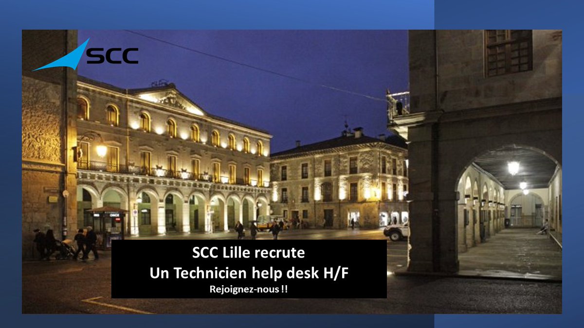 SCC Lille recrute un Technicien help desk H/F

📆  Dès que possible 
📍    Métropole lilloise
💡   Expérience significative au sein d’une fonction similaire 

Vous êtes intéressés !  
📩 : cbeatse@fr.scc.com

#SCC #recrutement #recrutementIT #IT #informatique #jobalert