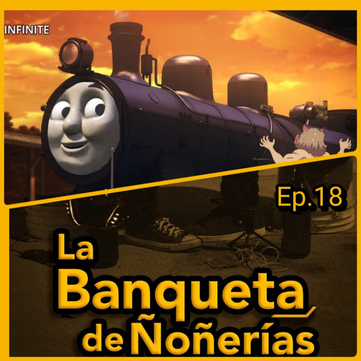 LaBanquetaN's tweet photo. Nos subimos al #MugenTrain , platicamos de la película de #DemonSlayerMovie  
acá te dejamos los enlaces 

Spotify :https://t.co/af0V6IQ3Ko
ivoox : https://t.co/puIPqBAF4Y https://t.co/musiZLP6kU