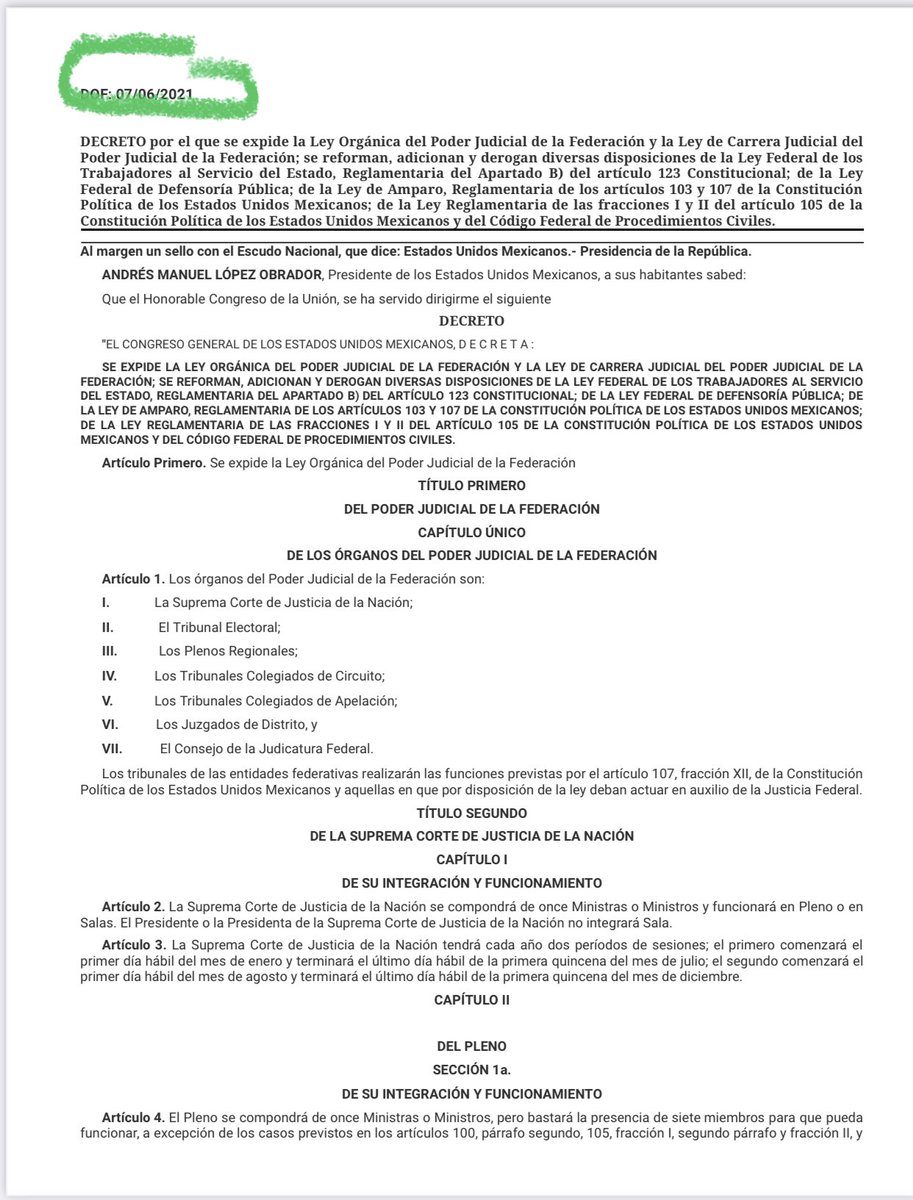 Hoy se publican en el Diario Oficial de la Federación las Leyes Secundarias con respecto a la REFORMA JUDICIAL!

Quieres saber de qué tratan?

EN VIVO LAS VOY A COMENTAR por mi Facebook personal Liz Padilla en punto de las 19:00 horas!

Te espero con muchísimo gusto!