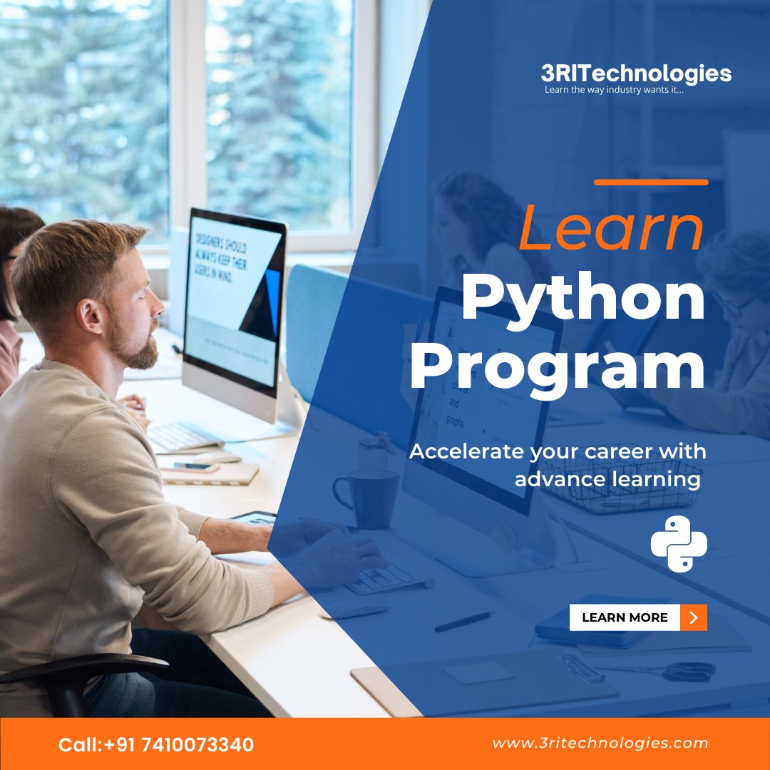 3RITechnologies's tweet image. Learn Python for web development to machine learning to #dataScience
Become an Expert in #PythonProgramming
Certification Course, 100% Job Assistance, Updated Content, Flexible Batches.
Call 7410073340
Visit - zcu.io/6QE1
#pythondevelper #pythonprogrammer