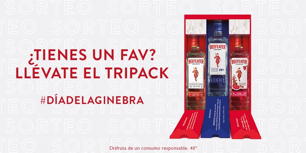 beefeatergin_ES's tweet photo. ¡SORTEO!
Por el #DíaDeLaGinebra puedes conseguir este TRIPACK que incluye #BeefeaterGin Dry, Light y Pink...
¿Participas? Haz RT y comenta cuál es tu fav:
❤️ #TeamDry
💙 #TeamLight
💖 #TeamPink
Puedes hacerlo hasta el día 14, good luck!
BBLL 👉 https://t.co/FuW4s8AdcA https://t.co/eOwuqWOlrw