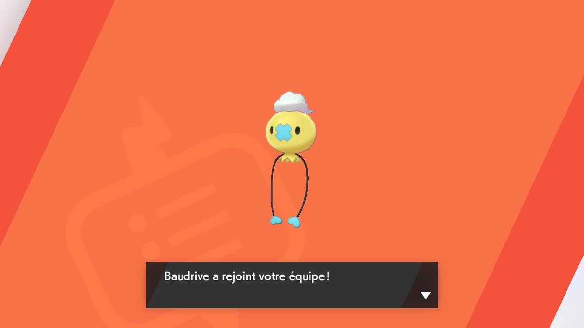 Kint_HS's tweet photo. Et merci la grosse chance pour ce joli Baudrive #shiny qui arrive sur la 184eme rencontre. L'objectif du jour était seulement de faire un Grodrive avec Explosion, Destruction et Possessif. J'ai voulu tester et hop ! Merci à toute l'équipe de #pokebip pour les conseils. https://t.co/5vBuFI553Q