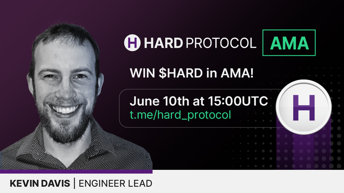 KAVA_CHAIN's tweet photo. Join us June 10th at 15:00UTC for a HARD AMA with KAVA's Head of Engineering Kevin Davis! 

1️⃣ Retweet this post
2️⃣ Tag 3 friends
3️⃣ WIN even more $HARD in AMA https://t.co/IpTiXzxr6g