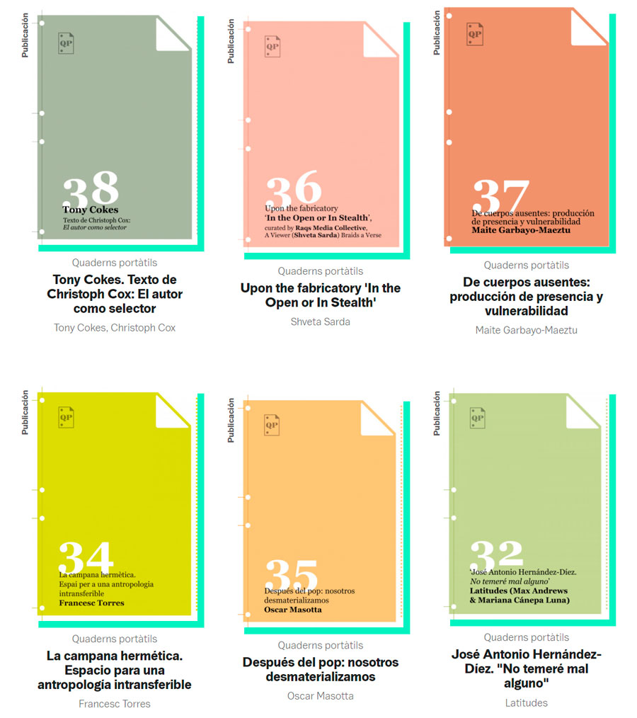 #ÉraseUnaVezMW

El día 2 de mayo de 2006 lanzamos la línea de publicaciones digitales "Quaderns portátils".
15 años después tienes a tu disposición 38 publicaciones para descargar gratuitamente.  📥 bit.ly/MACBA-qp

#MuseumWeek <a href="/MuseumWeek/">ᴍᴜsᴇᴜᴍᴡᴇᴇᴋ 🏛</a>