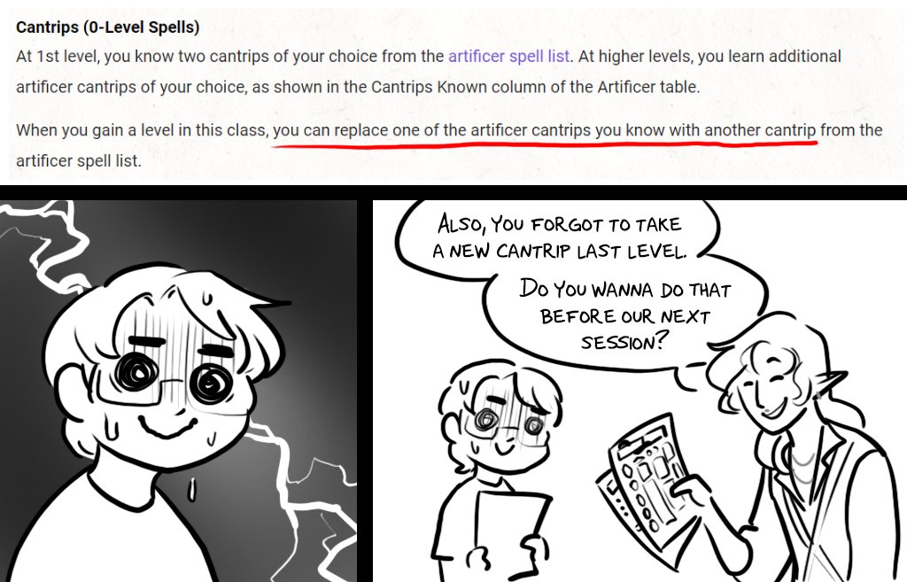 For something that's supposed to be the easiest type of spell in the game, I'm REALLY bad at remembering things about cantrips, apparently. 