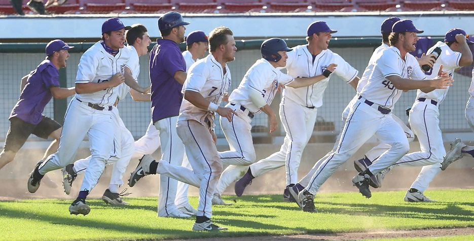 TommieBase's tweet photo. This is why we play. St. Thomas clashes with Salisbury in the National Championship starting with Game 1 this afternoon at 3:30pm. The National Championship is a best of three series with Game 2 and if needed Game 3 scheduled for Tuesday. https://t.co/wq2ARU9z8y