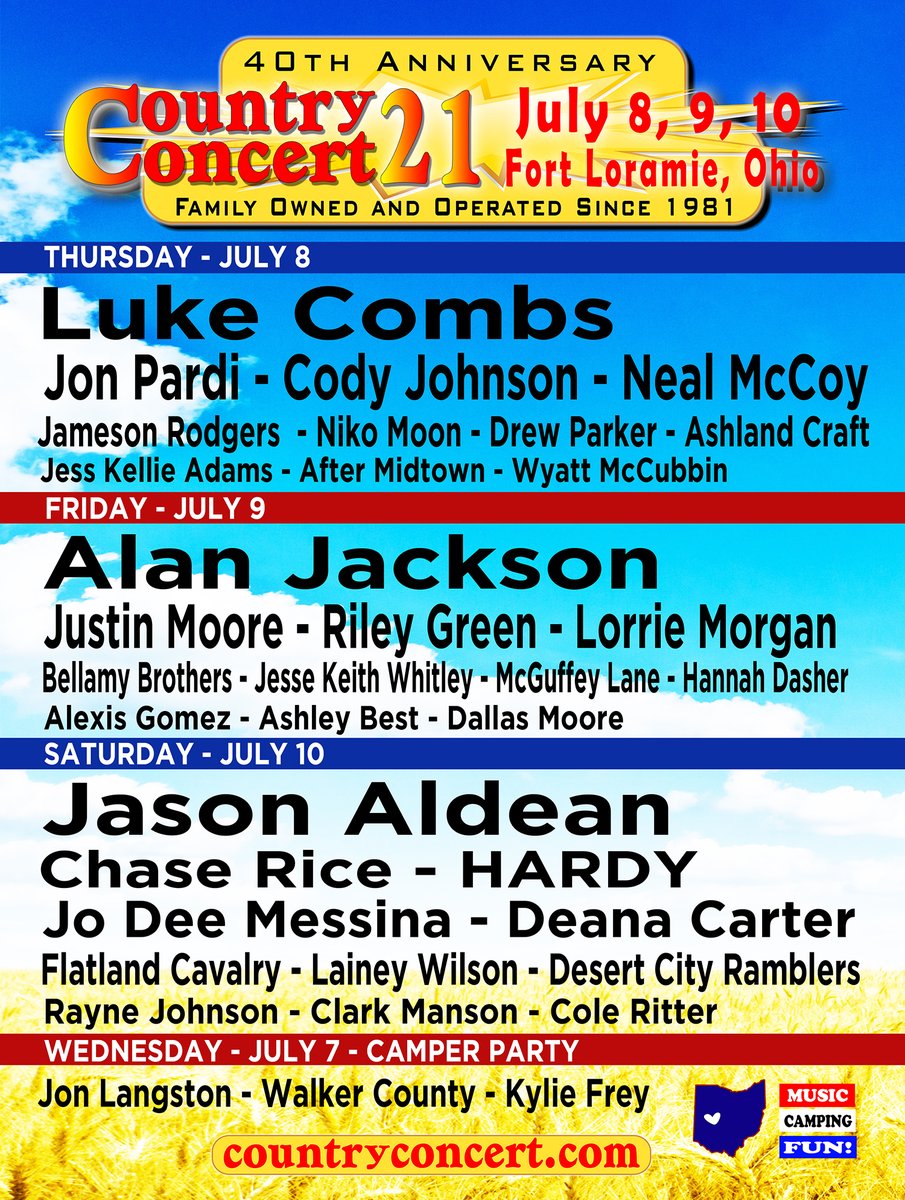 Country Music Festival Ohio July 2021 | Music Paradise Pro Update Country Music Festival Ohio July 2021 | Music Paradise Pro Update