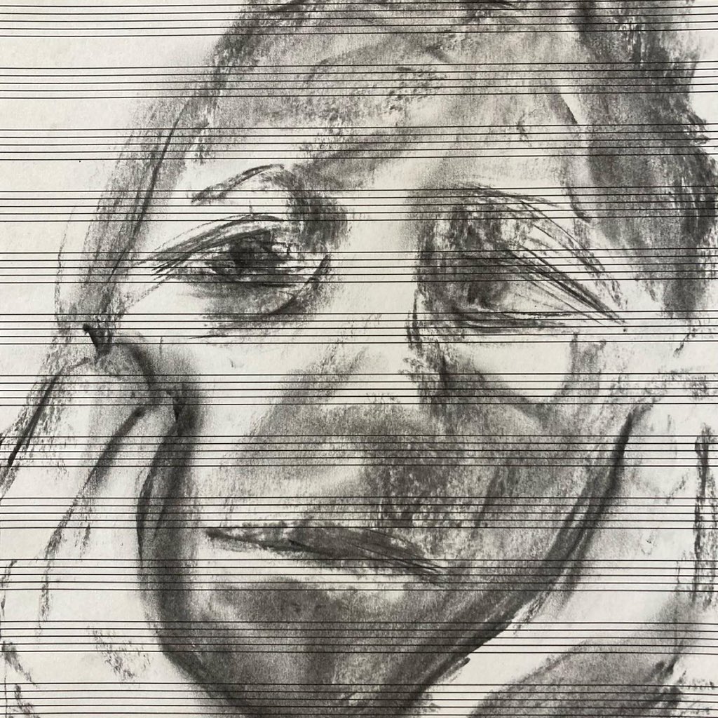 NicholaScrutton's tweet photo. A few more faces from an early morning session at #drawingisfree one pose one track. π#lovefaces #drawing #portraits https://t.co/ffpmnt0pCZ