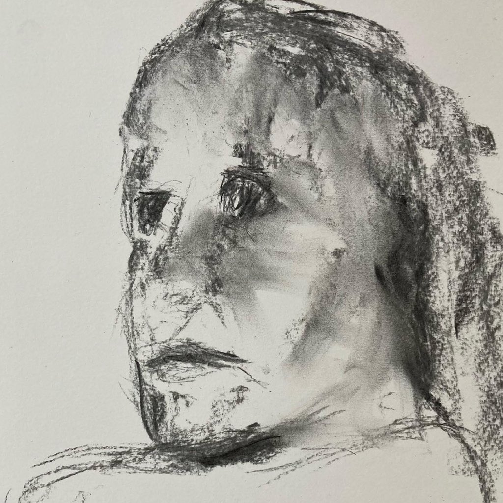 NicholaScrutton's tweet photo. A few more faces from an early morning session at #drawingisfree one pose one track. π#lovefaces #drawing #portraits https://t.co/ffpmnt0pCZ