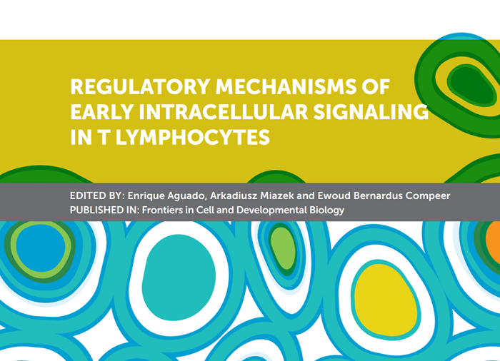 FrontCellDevBio's tweet photo. 📢New eBook!
Regulatory Mechanisms of Early Intracellular Signaling in T Lymphocytes
Have a read at this link ➡️ https://t.co/OdUzFsNk1a
#TCR #TCRSignaling #TLymphocytes #TCellActivation #ThymicDevelopment #CellSignaling #CellDevBio #OpenAccess https://t.co/tfkhcb7N5Q