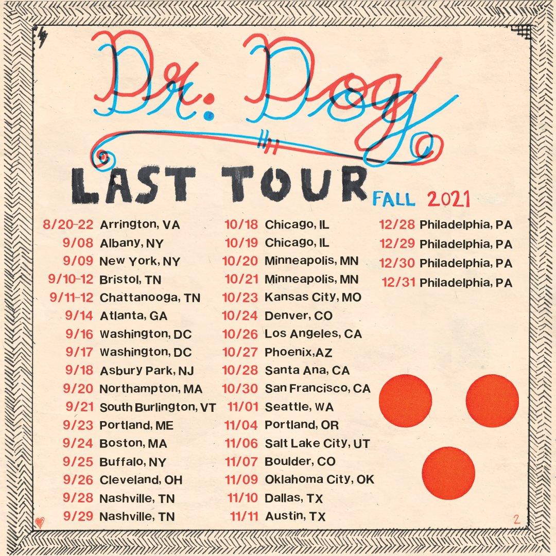 Presale begins tomorrow at 12pm ET. Password to purchase presale tickets is DRDOGLIVE drdogmusic.com