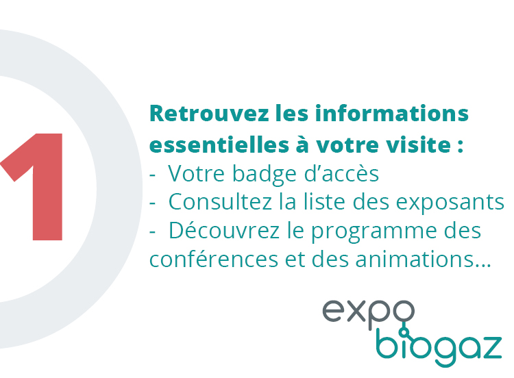expobiogaz's tweet photo. Grande nouveauté sur #EXPOBIOGAZ2021 !
Découvrez notre nouvelle plateforme et application mobile #EXPOBIOGAZCONNECT 📱
➡️ Retrouvez les informations essentielles à votre visite
➡️ Networkez et planifiez vos rendez-vous

#expobiogaz #biogaz #gazrenouvelable https://t.co/djE8NvzJb2