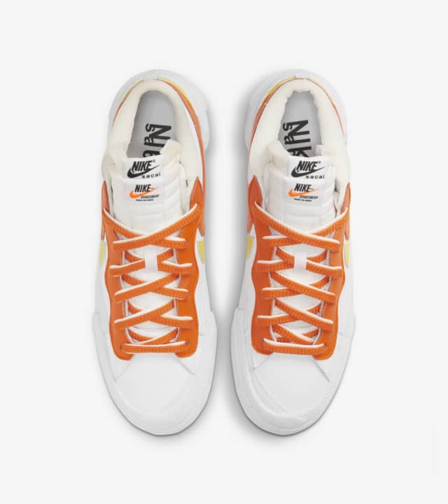 SOLELINKS's tweet photo. Ad: sacai x Nike Blazer Low 'Magma Orange' releases June 10th => https://t.co/LSHg8N8rjx https://t.co/WkDA6euyT0