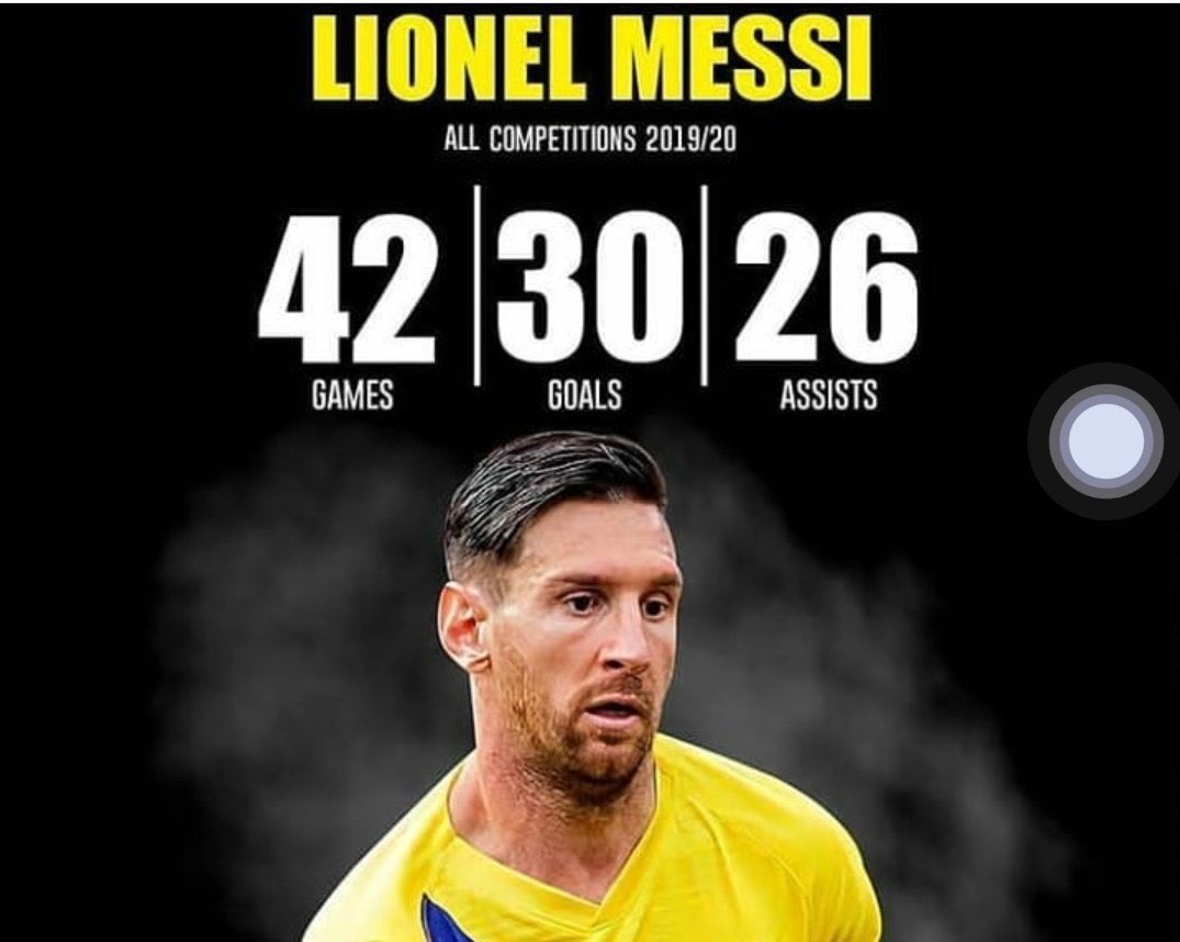 haniiii_dz's tweet photo. On nous a fait croire que cette saison de Messi était moyenne https://t.co/v1Se5DAttb