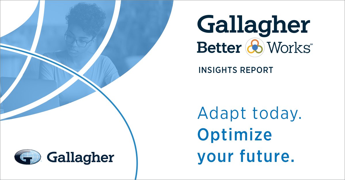 GallagherGlobal's tweet image. Can flexible work policies, training and measurement reduce stress and burnout? Learn more about optimizing your organization's potential.
☑Download report here: bit.ly/3wd4KWM
#InsightReport #OptimizationStrategies #EmployeeWellness