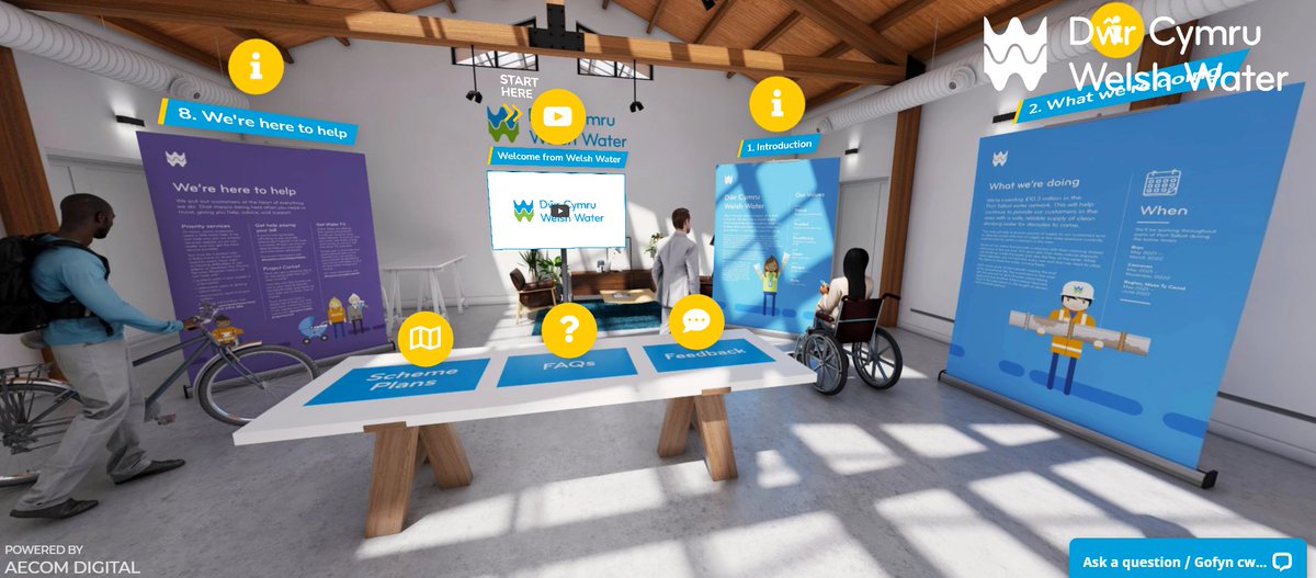 We’ve already had a great response to our virtual event on our work to upgrade the water pipes in Port Talbot, if you’re from the local area and have any questions, you can chat live to our project team from 1pm – 3pm on 9th June.  Access our event here: porttalbotinvestment.exhibition.app