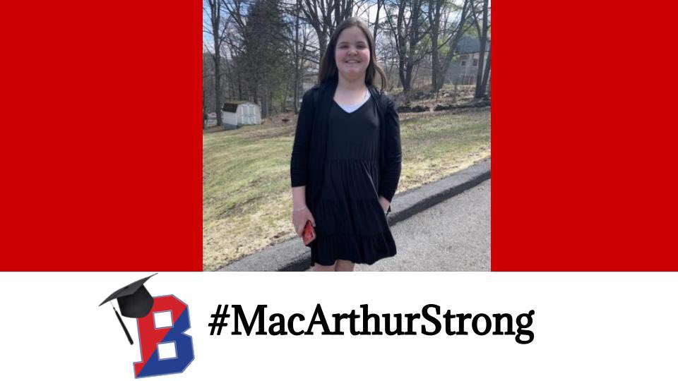 MrsDabek's tweet photo. We have loved every moment of watching these 5th graders grow over the years. Wishing the best to Evan, Samantha, Joseph and Maggie as they move onward and upward at West Middle this fall! @BCSDMAPrincipal @BinghamtonCSD @KrisBattaglino #MacArthurStrong #BPatriotProud https://t.co/MCOqELPI8e