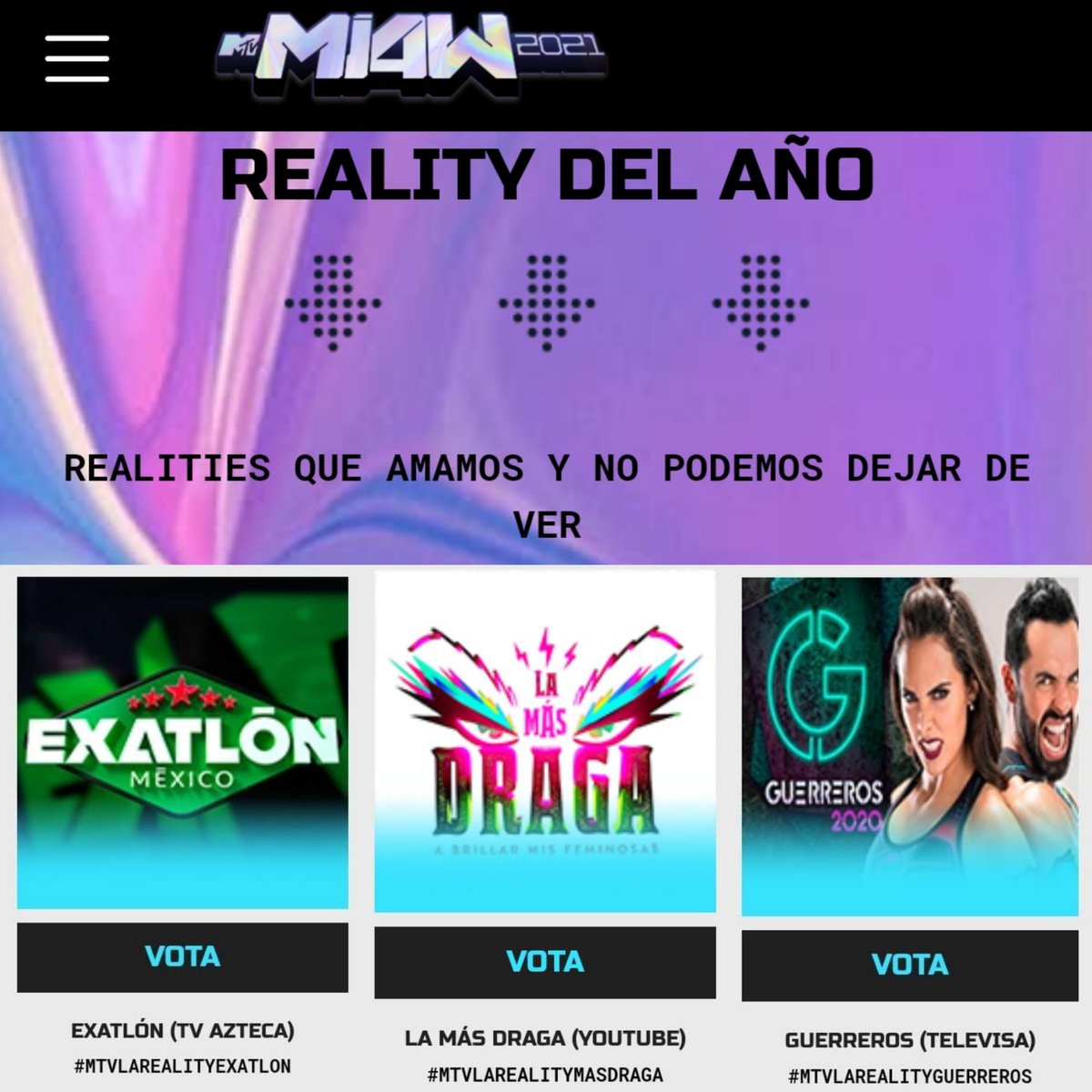 jorgcarlin_'s tweet photo. OMG!!! "LA MÁS DRAGA" esta Nominada en la Categoría "Reality Del Año" en los MTVMiaw 2021 # MTVLAREALITYMASDRAGA @Lamasdraga @BrunoOlvez @carlovcarlo @PepeYTeo @CesarTeo @Ricardo_Peralta @yarimejia @johnnycarmona @deborahdrag @AviescWho @GVAJARDO @Gala_Varo @NastySoro https://t.co/ELjONq4Nwn