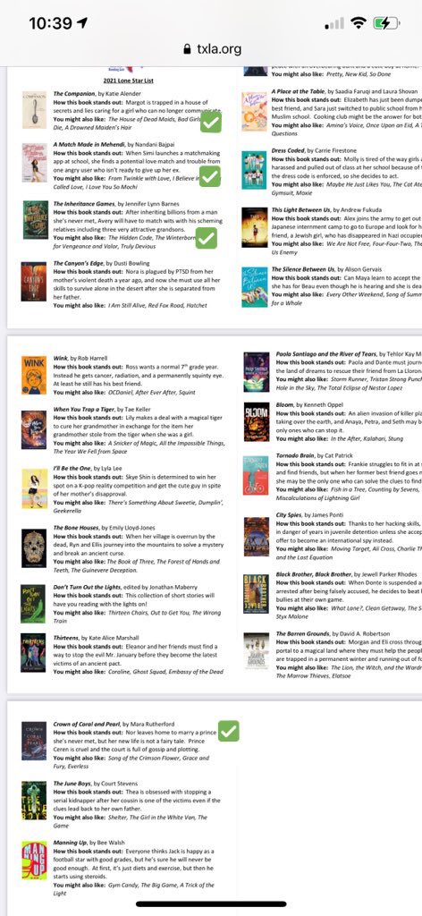 4✅ &amp; 21 to go. <a href="/TXLA/">Texas Library Assn.</a> has made my #SummerReading enjoyable with intriguing books like Crown of Coral and Pearl by @mararaewrites . Classroom #BookTalks &amp; #BattleoftheBooks will be fun! <a href="/demian_heather/">Mrs_DemianWMS</a> <a href="/wmsrangers/">Wallace Rangers</a> <a href="/HaysContCoord/">Hays CISD Content Coordinators</a> txla.org/wp-content/upl…
