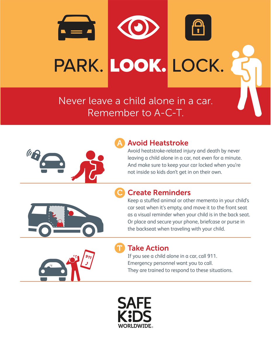 It’s never okay to leave a child alone in a car, even for a few minutes and even if the car is running. If you see a child or pet alone in a car; get involved. 
 
Learn more about what to do from <a href="/NHTSAgov/">nhtsagov</a> here: nhtsa.gov/child-safety/y…