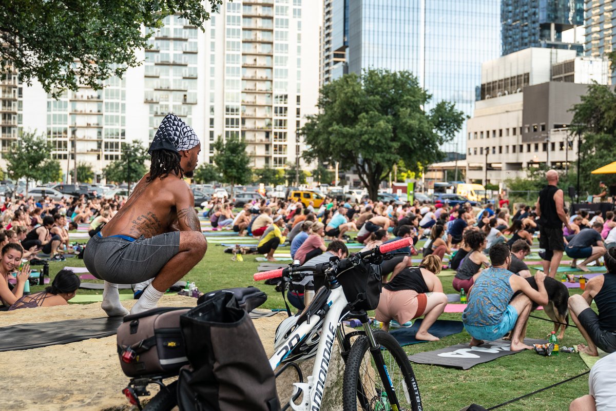 Join YTX in the park for the Summer Sunset Series on Tuesdays! One of their instructors will begin the yoga practice at 7:30pm accompanied by a live musician or DJ! Register in advance #yoga #ATX #Austin 

union.fit/events/ytx-aus…